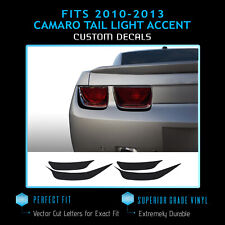 For 2010-2013 Camaro Tail Lights Trim Accent Overlay Vinyl Decals - Flat Matte