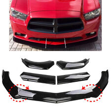 For Dodge Charger Sxt Srt Rt Front Bumper Lip Chin Spoiler Splitter Body Kit Cl