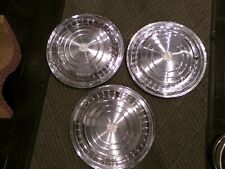 Set Of 3 1960 Cadillac Hubcaps Wheel Covers 15 Factory Set C3