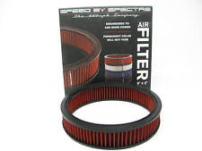 Spectre Hpr2606 Red High Flow 9x2 Round Performance Air Filter Washable
