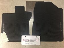 Toyota Venza 2009 - 2011 Front Factory All Weather Rubber Floor Mats Genuine Oem