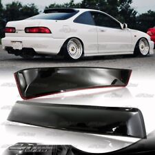 For 1994-2001 Acura Integra 2dr Coupe Black Abs Plastic Rear Roof Spoiler Wing