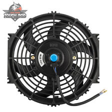 10 Inch Universal Slim Fan Push Pull Electric Radiator Cooling 12v Mount Black
