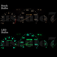 Dash Instrument Cluster Gauge Green Led Light Kit Fit 96-00 Honda Civic 6th Gen