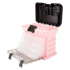 Portable Tool Box With Drawers - Small Hardware Organizer Pink