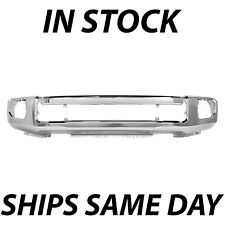 New Chrome Steel Front Bumper Face Bar For 2020 2021 2022 Ford F250 F350 W Fog