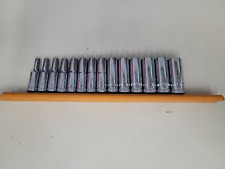 New Unused Gearwrench 80562 14 Piece 38 Drive 12 Point Deep Metric Socket Set