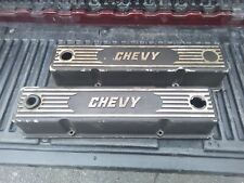 Chevy Sbc Vintage Tall Alum Valve Covers. Rare.