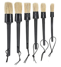 6 Pack Car Detailing Brush Set Auto Detail Brushes Kit For Cleaning Car