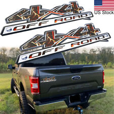 For Ford F-150 F-250 Super Duty 2pcs Lava 4x4 Off Road Rear Truck Bed Side Decal