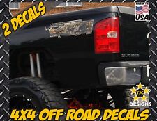 Z71 4x4 Offroad Decals Real Tree Camouflage Chevy Silverado Camo Deer Hunting