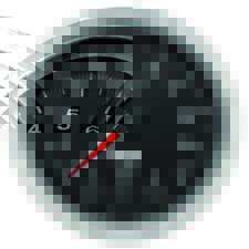 Autometer 5697 Elite Tachometer 3-38 10k Rpm In-dash W Shift Light Peak