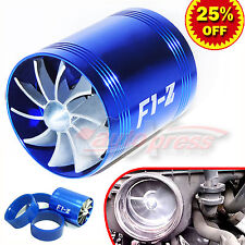 For Benz Supercharger Cold Air Intake Turbo Dual Gas Fuel Saver Fan Bl 2.5-3.0