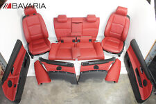  Bmw 328 335 E92lci Coupe Interior Complete Seats Door Card Panel Set Red