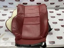 2017 Grand Cherokee Srt Oem Right Front Seat Upper Back Leather Cover Red