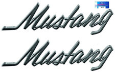 1969 1970 1971 1972 1973 Ford Mustang Fender Trunk Script Emblem Pin On Pair