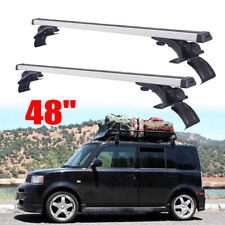 48 Universal Adjustable Aluminum Car Top Roof Rack Cross Bar Luggage Carrier
