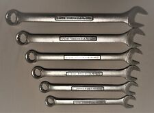 Craftsman Large Sae 12 Point Combination 6pc Wrench Set 1516 - 1-516 Usa Vg
