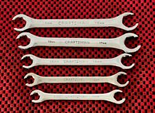 Craftsman Professional 5 Pc Set Metric Flare Nut Wrench Made In Usa S3