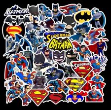 10 Pcs Dc Batman Superman Stickers Brand New