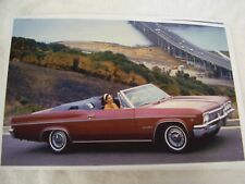 1966 Chevrolet Impala Ss Convertible  11 X 17 Photo Picture