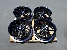20 20x8.5 Forged Zero G Custom Matte Black Wheels For Tesla Model 3 0g