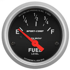 Auto Meter Fuel Level Gauge 3314 Sport-comp 0 E To 90 Ohms F 2-116 Mech