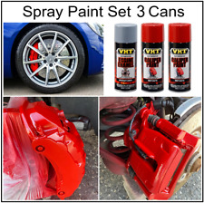 3pk Brake Caliper Red Paint Rotor Drum Primer Coating Crack Rust Resist Temp Can