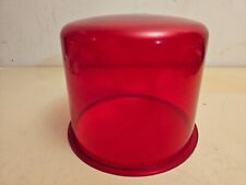 Nos Vintage Ls 345 Emergency Red Beacon Light Lens..police..emergency Fire