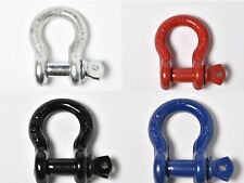 58 Lift Tow Bow Shackle D-ring W 34 Clevis Screw Pin Wll 7000 Lbs 3.25 Ton