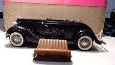 Solido Black 1934 Ford V8 Deluxe Roadster 119 Scale Diecast Humphrey Bogart