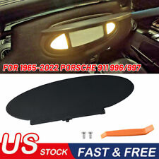 Sun Visor Mirror Cover Black For Porsche 911 996997 Boxster Cayman 986987