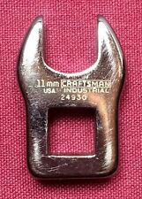 Craftsman Industrial 38 Drive 11mm Crow Foot Wrench 24930 Made In Usa New