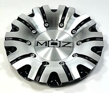 Moz Wheels Silverblack Metal Custom Wheel Center Caps Set  936 New 1cap