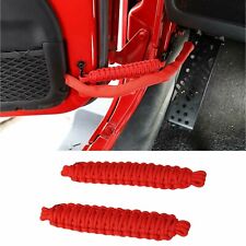 1-pair Car Door Limiting Strap Bandage Rope For Jeep Wrangler Yj Cj Tj Jk Parts