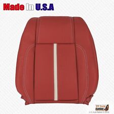 2012 2013 2014 Ford Mustang - Driver Top Genuine Leather Replacement Cover Red