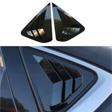 2pcs For Nissan Altima Sedan 2013-2018 Gloss Black Window Scoop Louver Cover
