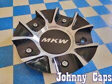Mkw Wheels Mkc-f124c . Custom Metal Black Silver Center Cap 31 Qty. 1