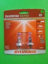 New - Sylvania Silverstar H1 Ultra Pair Set High Performance Headlight 2 Bulbs