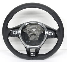 Oem Steering Wheel For Vw Atlas R-line Black Leather 3qf-419-091-h-e74 Scratch