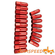 Red Extended Forged Aluminum Tuner Racing Lug Nut For Ford Mustang 20pc