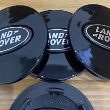 4pc For Range Rover Supercharged Center Caps Black Gloss Wheel Hub Caps
