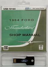 1964 Ford Thunderbird Shop Manual Usb