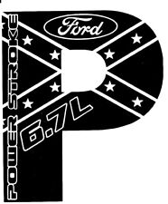 For Ford Power Stroke Diesel 6.7 Vinyl Decal Window Sticker Choose Size Color
