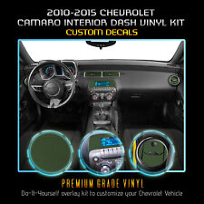For 2010-2015 Chevy Camaro Interior Dash Ac Vent Decal Vinyl Kit - Flat Matte