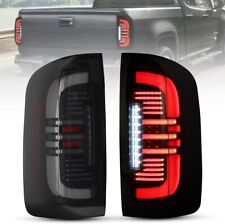 Smoke Led Tail Lights For 15-22 Chevy Colorado Turn Signal Brake Reverse Lamps