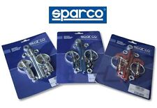 Sparco Hood Pin Street Drag Race Safety 01606 100 Authentic Italy Silver Pair