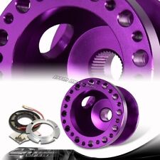 Purple Aluminum 6-hole Steering Wheel Hub Adapter Kit For Toyotacorollacelica