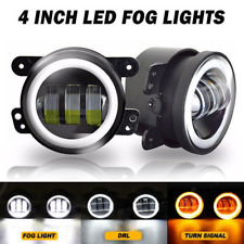 Pair 4inch Fog Light Driving Lamp Led H11 Bulbs Right Left Side Car Accessories