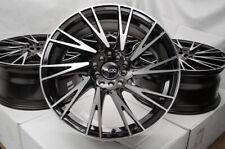 18 Black Wheels Rims Sebring Fusion Mustang Civic Accord Crv Gs300 Mazda 3 6